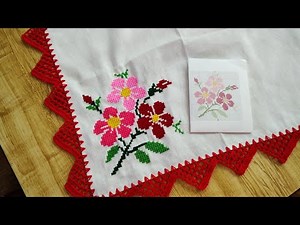 🧶🪡Cómo realizar una servilleta para principiantes 🪡💓