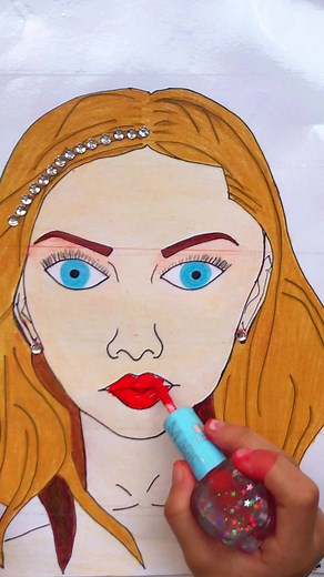 Skincare and Makeup Paperdolls Transformation