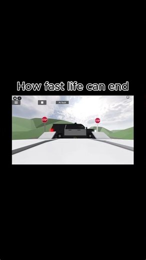 How fast life can end #roblox #crash #robloxmemes #robloxedit