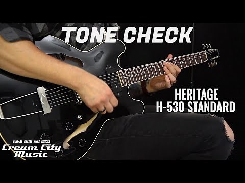 TONE CHECK: Heritage Standard H-530 Electric Guitar Demo | No Talking