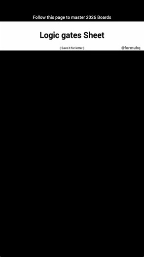 on Instagram: "Logical gates are the basic building blocks of digital circuits. They perform logical operations on binary inputs (0 and 1) and produce a binary output. AND-1 if all inputs are 1 OR-1 if any input is 1 NOT-Inverts input NAND-NOT AND NOR-NOT OR XOR-1 if inputs differ XNOR-1 if inputs same #coding #programming #learning #codebasics #architechture . . . . Credits-@formuhq"