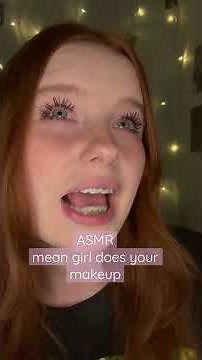 ASMR Mean Girl Does Your Makeup In 1 Minute!
