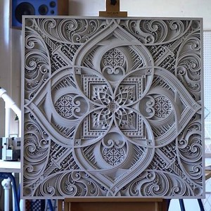 176K views · 2.8K reactions | Light projection onto an artwork by @gabrielschama with help from @lightforminc. | Colossal | Facebook