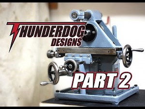 Benchtop Horizontal Milling Machine Part 2 // Restoration and Rebuild