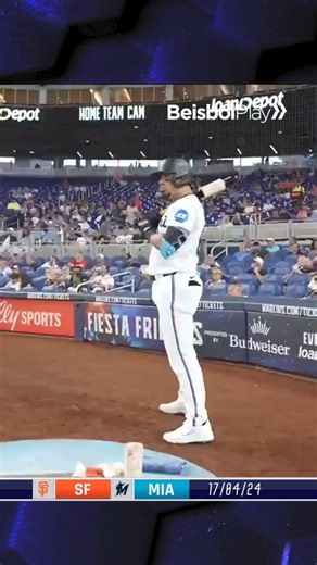Así fue el debut de Jhonny Pereda en las Grandes Ligas 🔥👏🙌 Video: MLB #mlb #grandesligas #beisbol #marlins #venezuela | BeisbolPlay