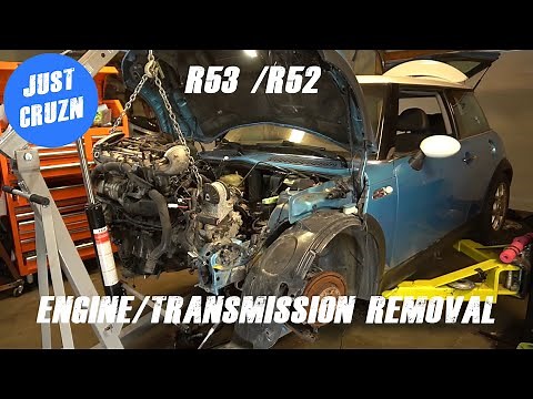 MINI Cooper S R53/R52: Complete Engine / Transmission Removal