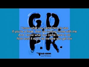 Flo Rida - GDFR ft. Sage The Gemini and Lookas (LYRICS)