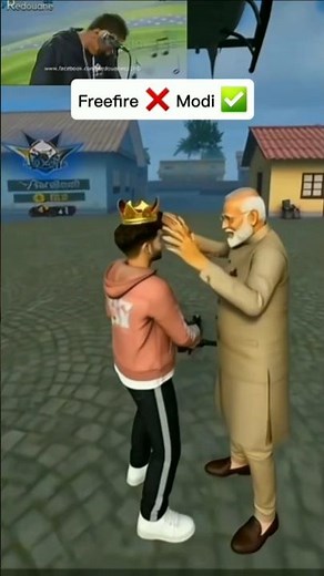 Freefire ❌ Modi ✅ #funny #shorts