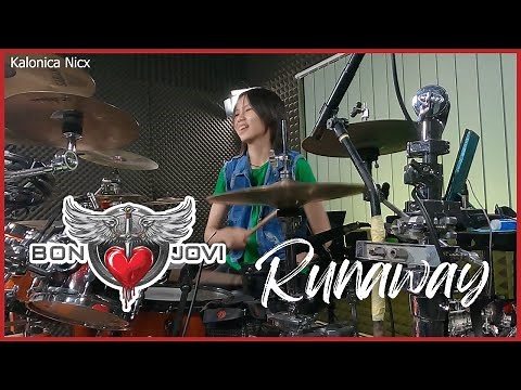 Bon Jovi - Runaway - Tico Torres || Drum Cover by KALONICA NICX
