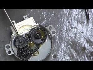 Microwave turntable motor