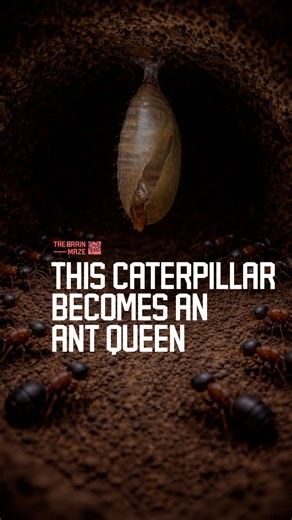 This Caterpillar Becomes an Ant Queen - Born as an unremarkable caterpillar, it survives by deception. Through an exact match of scent and sound, it convinces ants that it is their queen. | The Brain Maze
