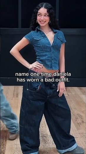 name a time daniela worn a bad outfit #katseye #daniela #outfit #shorts #blowup #fyp #viral #tiktok