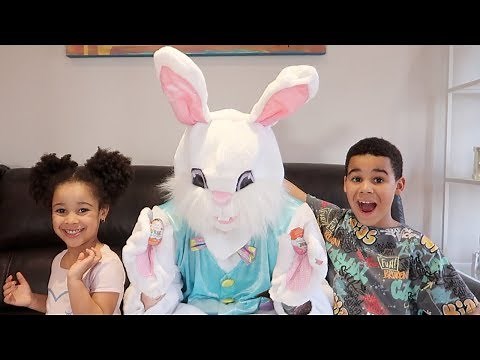 Easter Bunny Surprise Easter Egg Hunt Pretend Play | FamousTubeKIDS