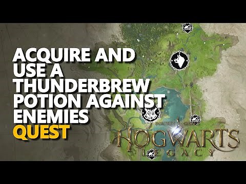 Acquire and use a Thunderbrew Potion against enemies Hogwarts Legacy