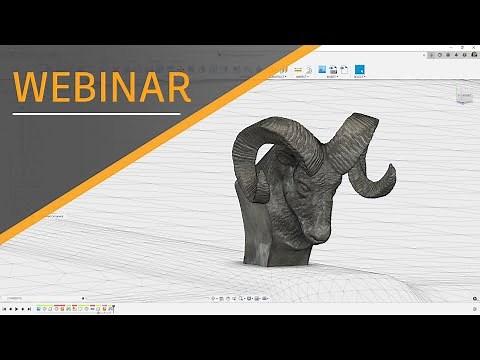 Webinar: Improve your mesh results with organic mesh conversion | Autodesk Fusion 360