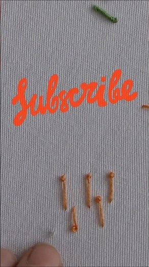 Master the Long-Legged French Knot! (Embroidery Tutorial)