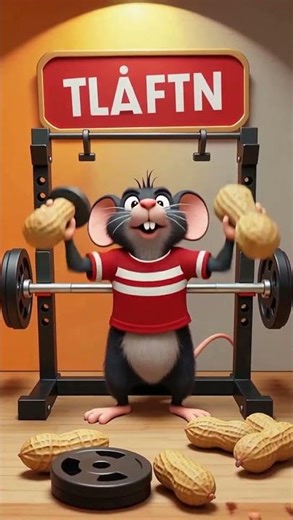 Tiny Mouse, HUGE Strength 🐭💪🥜