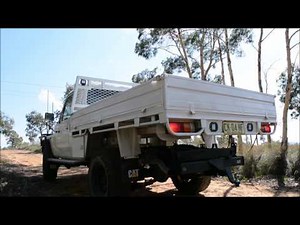 Toyota LandCruiser HZJ79 1HZ CT26 turbo sound