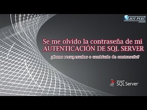 RECUPERAR O CAMBIAR CONTRASEÑA DEL SQL SERVER 2008 R2