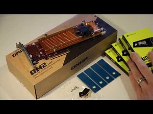 Setting up the QNAP QM2-4P-384 SSD PCI-e Expansion Card with 4x SSD drives