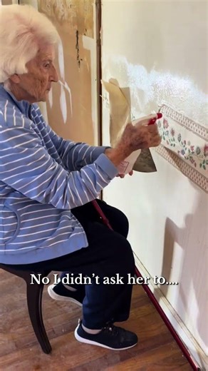 She requested off on her 100th birthday #homerenovation #homeimprovement #fixerupper #homediy