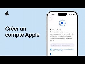 Comment créer un compte Apple | Assistance Apple
