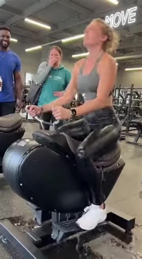 Beautiful woman riding a rocking horse #TikTok #embarrassing #Trending #funny #rockinghorse