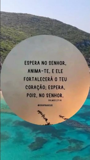 Espere no Senhor | Salmos 27:14 🙏✨