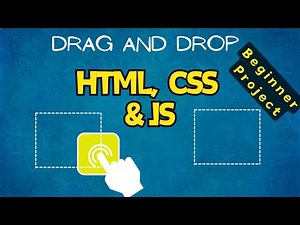 Javascript Beginner Project | Drag and Drop Feature Using Plain HTML, CSS and JavaScript