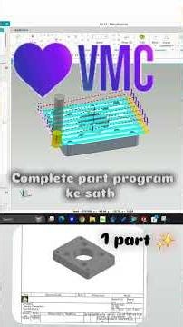 4. 🔩 How to Make VMC Program in NX CAM | G-Code & Toolpath Full Process #nx