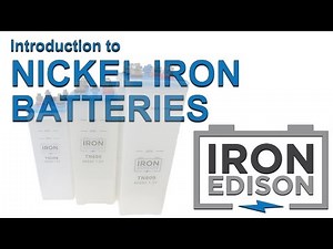Nickel Iron (NiFe) solar battery introduction
