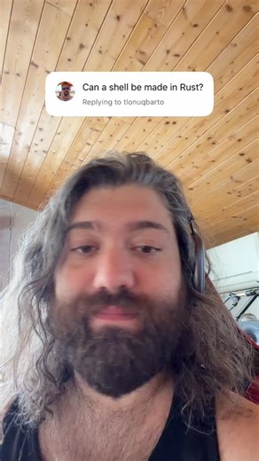 Dave Eddy on Instagram: "can you use rust (rustlang) to make a shell on linux"