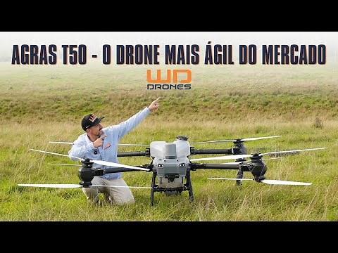 DJI Agras T50 - Teste e primeiras impressões do maior lançamento de drone agrícola de 2024