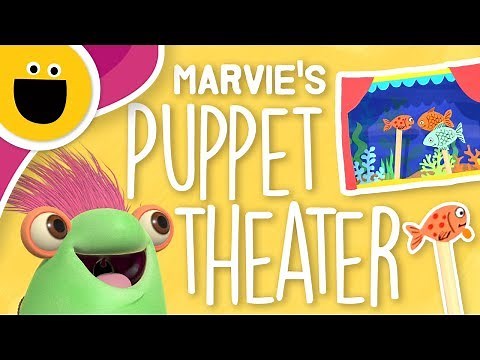 The Fish Who Swam in Circles | Marvie's Puppet Theater (Sesame Studios)