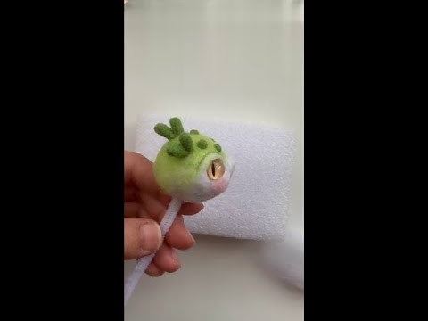 DEUXPER DIY Needle Wool Felt Dragons Making Tutorial Part 2 - Dragon's body