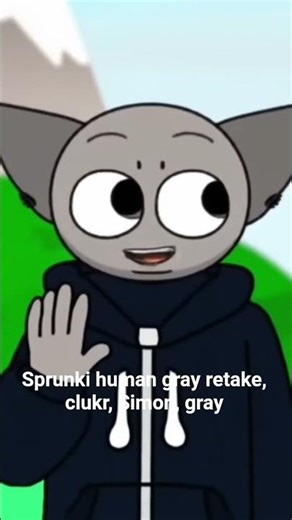 Sprunki Human gray retake, clukr, Simon, gray but AI #shorts #sprunki #AI