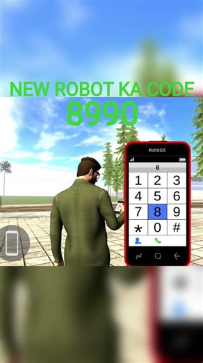 indian bike driving 3D secret cheat code robot ka