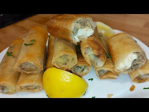 RECETTE BOUREK Algérien viande hachée croustillant ac un ingrédient magique Facile Simple et rapide