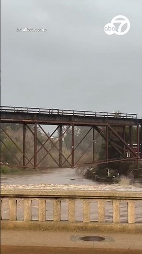 Large waves, high tide wreaks havoc on CA beach town
