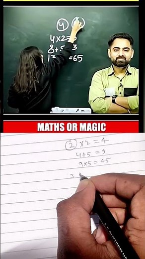 Magic wala math number counting #MathsTricks #VedicMaths #Shorts #FastMaths #MathsInHindi #trending
