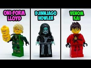 MORE Custom-Printed Ninjago Figures!