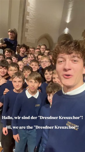 Dresdner Kreuzchor on Instagram: "Ein kurzes Hallo aus London: Polen, Frankreich, England und Deutschland vereinen ihre Stimmen. 👋 Vier Chöre, die gemeinsam für „Requiem A“ auf der Bühne zusammenfinden. Und wer könnte das besser abrunden als Komponist Sven Helbig selbst? Nach der ersten Orchesterprobe gestern geht es HEUTE in die Westminster Central Hall. Partner der Aufführung von „Requiem A“ in London ist die Kampagne des Freistaats Sachsen „So geht sächsisch.“. Mit freundlicher Unterstützung