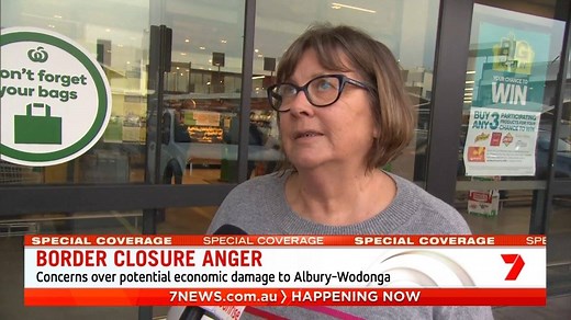 29K views · 88 reactions | The mayors of Albury and Wodonga on the NSW-Victoria boundary are concerned about the impact of the impending border closure on their local residents. More on this story: https://7news.link/2Z5fFD | Sunrise | Facebook