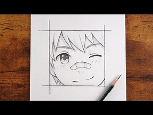 Easiest Way to Draw Winking Anime Eyes (Step by Step)