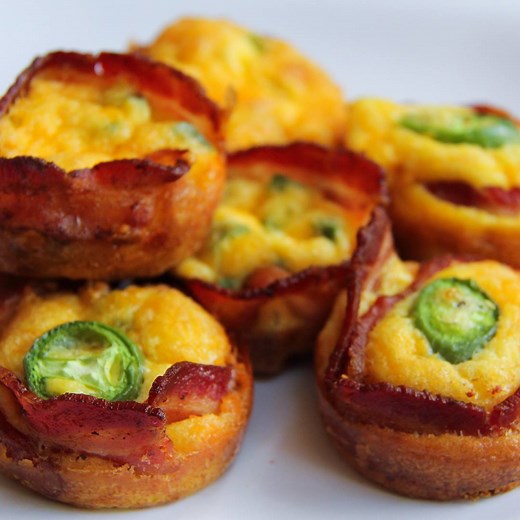230K views · 2.5K reactions | Jalapeño Popper Scrambled Egg Cups...