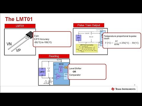 How to interface the LMT01 temperature sensor with Arduino
