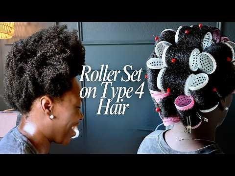 Can Roller Sets work on Type 4 natural hair?!