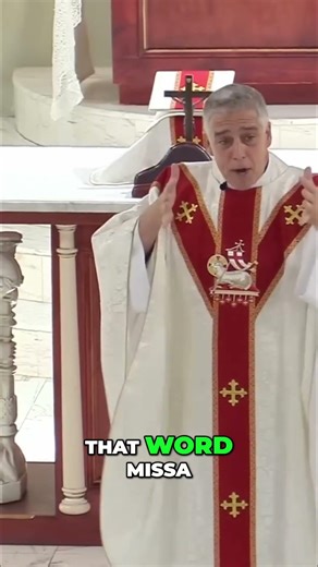 Word Origins: Mass (Fr. Mark Beard) #shorts