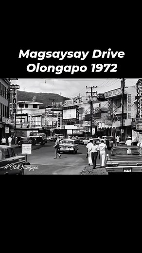 Magsaysay Drive, Olongapo 1972 -Photo by Robert Alexander #oldolongapo #cttophotonotmine #fypシ #fbreels #fbreelsvideo #fblifestyle #Olongapo #SubicBay #aigenerated | Old Olongapo