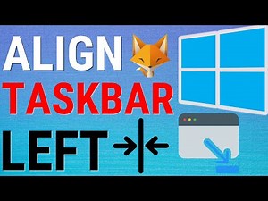 Windows 11: Align Taskbar To Left